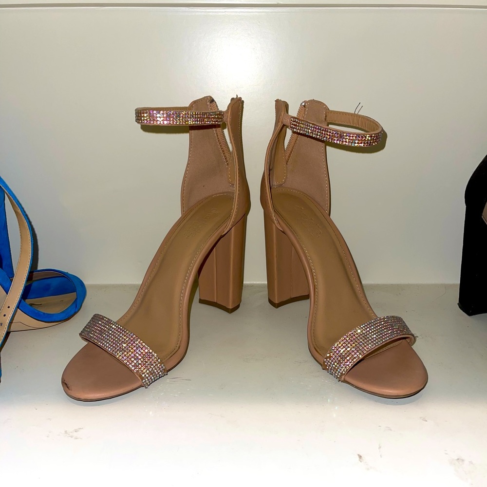 Rhinestone heels